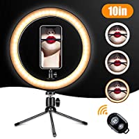 Winjoy Selfie Ring Light with Tripod Stand & Phone Holder only $11.99