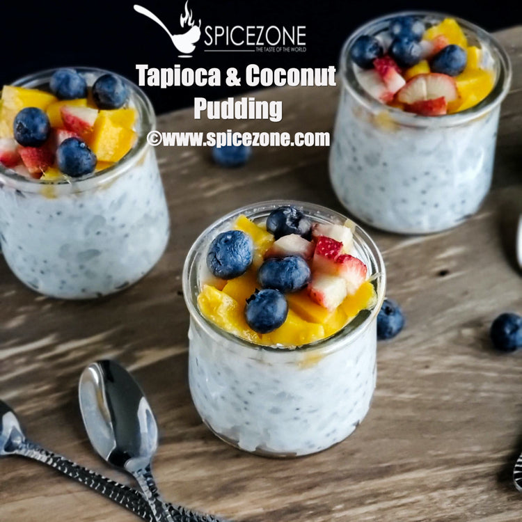 Tapioca & Coconut Pudding | Thai Style Dessert