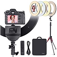 Tycka 14" Ring Light with Tripod Stand Phone Holder 4 Color Modes only $35.49