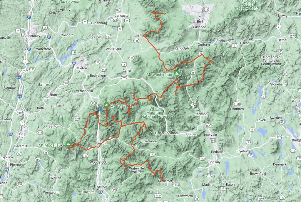 Hiker Torches Supported FKT of White Mountains’ 48 4,000-Foot Peaks