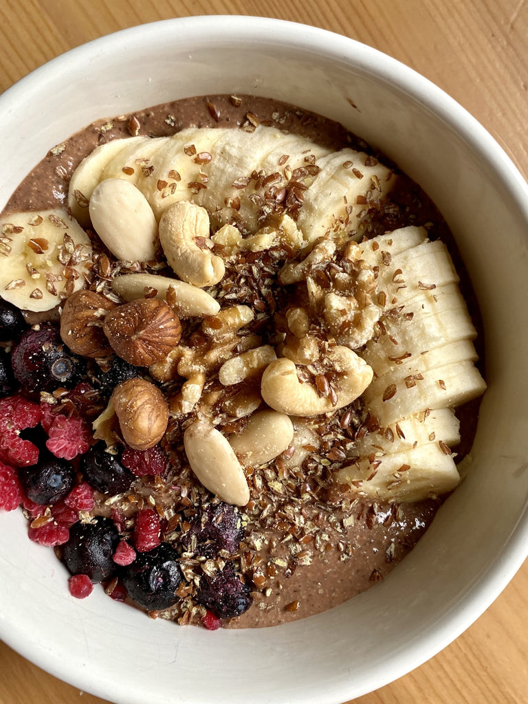 Chocolate Chia Pudding Breakfast Bowl