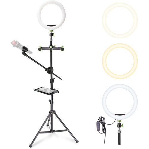 LanParte Deluxe LED Ring Light Kit with Stand & Smartphone Holder only $29.00