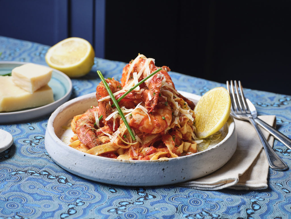 Foodie Friday: Mark Olive’s lemon myrtle prawn linguine