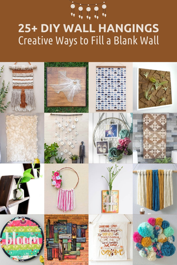 DIY Wall Hangings: 25+ Creative Ways to Fill a Blank Wall