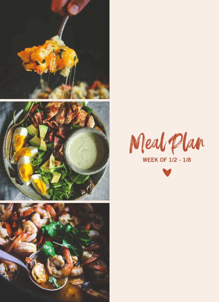 Weekly Meal Plan 1/2/23 – 1/8/23