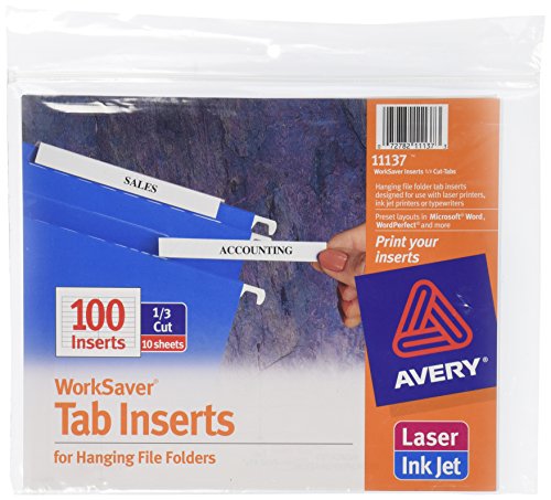 15 Top Tab Inserts