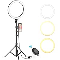 Erligpowht 10 Inch Selfie Ring Light with Tripod Stand & Phone Holder only $13.80