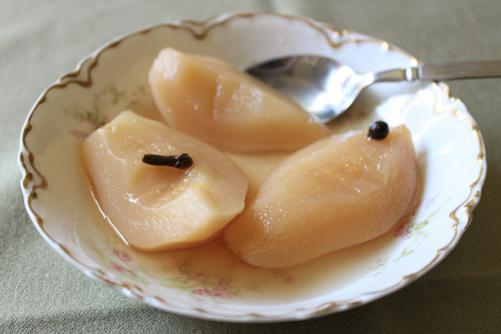 Riesling & Honey Poached Pears