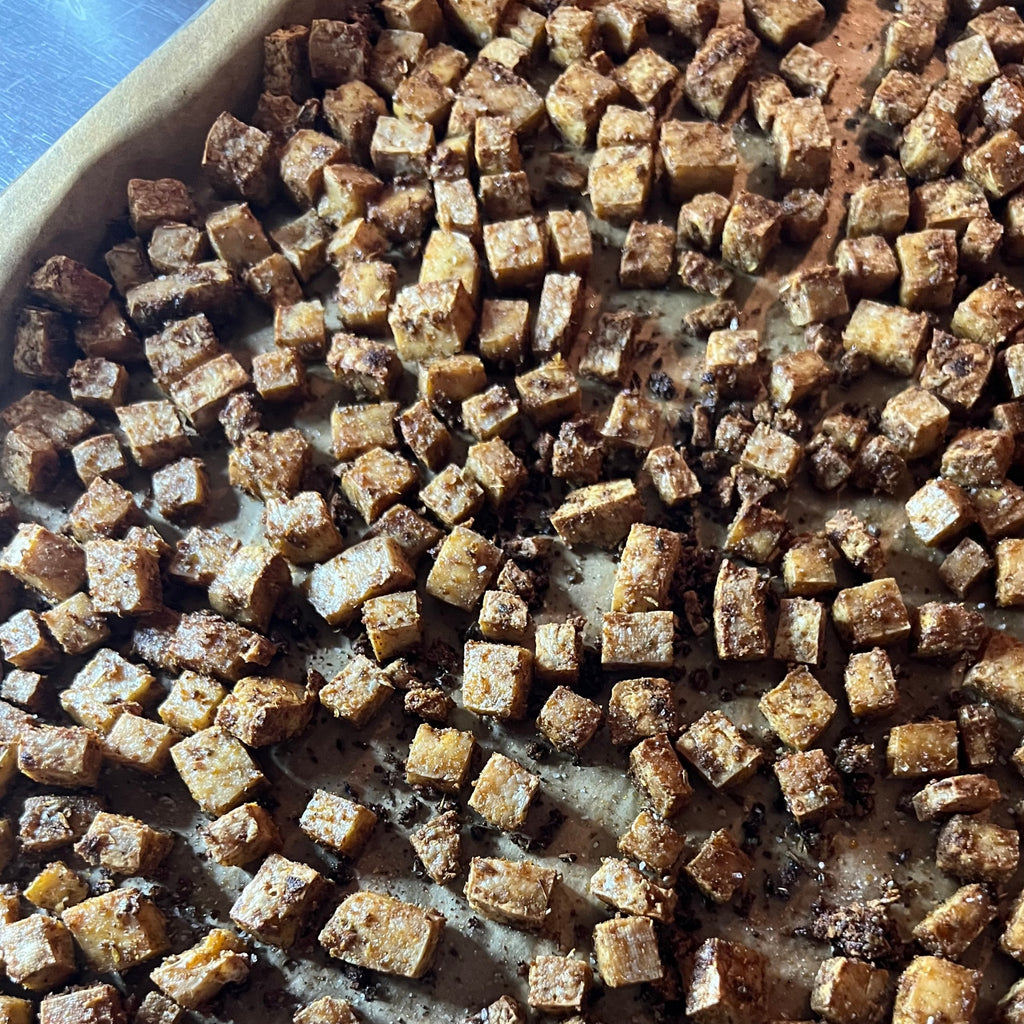 Hummus Bowls with Cumin-Roasted Tofu (vegan | plant-based)