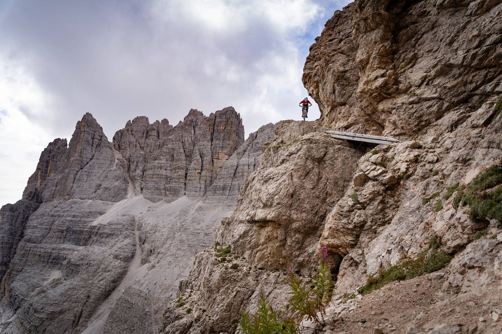Scary Descents: Double World Record Holder Bikes the Dolomites