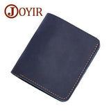 100% Genuine Leather Men Wallets Leather Brand Men Shor Walle Vintage Coin Purse Male Walle Men Small Wallets Card Holder