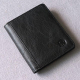 100% Genuine Leather Small Mini Ultra-thin Wallets men Compac walle Handmade walle Cowhide Card Holder Shor Design purse