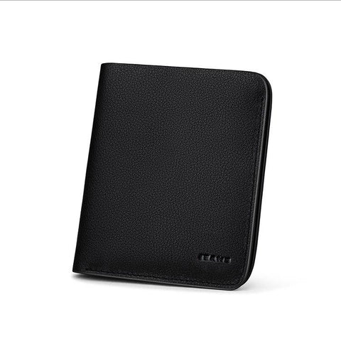 100% top quality genuine leather men wallets luxury dollar price shor style male purse Famous Brand Cute Walle Slim Wallet