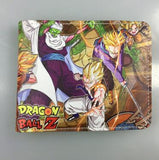 12 Colors Anime Manga Dragon Ball Z Unisex Shor PU Walle Zipper Money Coin Card Holder Girl Boys Birthday Gifts