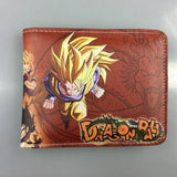 12 Colors Anime Manga Dragon Ball Z Unisex Shor PU Walle Zipper Money Coin Card Holder Girl Boys Birthday Gifts