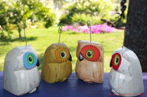 Wise Owl Photo place-card holder ornament