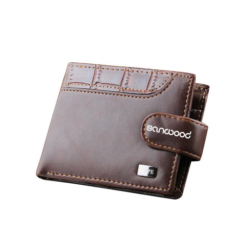 2016 Men Bifold Faux Leather ID Card Holder Money Clutch Billfold Coin Walle Purse Carteira 9IGX