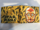 2016 New Purse! Star Wars Darth Vader Mandalorian Green Star Wars Storm Troops Bo Buffet Bi-Fold Shor Wallets With Card Holder