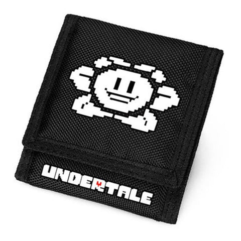 2017 American Game Undertale Flowey Mettaton Printing Men Shor Walle Canvas Nylon Carteira Masculina Card Holder Coin Purse