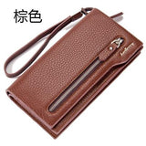 2017 leather men wallets quality long designer card holders clips purse pocket