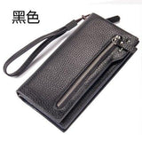 2017 leather men wallets quality long designer card holders clips purse pocket