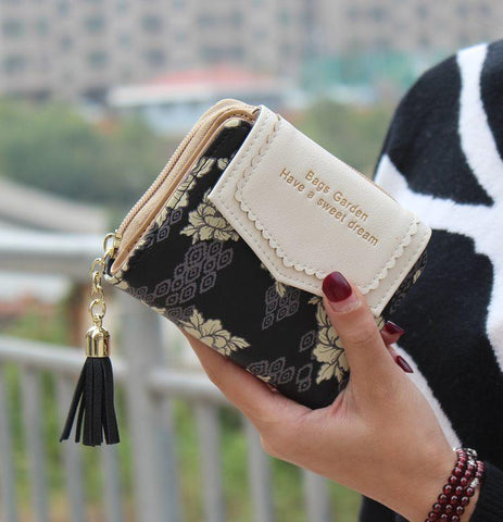 2017 Designer Famous Brand Luxury Women Wallet Purse Female Small walet cuzdan perse Portomonee portfolio lady short carteras