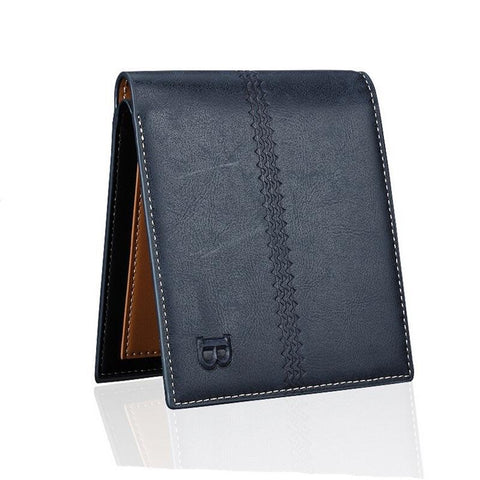 2017 Fashion Leather Cross men wallets High Quality Card Receip Holder Bifold shor purse carteira masculina