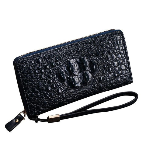 2017 High Quality Black Purse Women Leather Purses Wallets Luxury Brand Walle Zipper Day Clutch Coin Card Bag