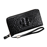 2017 High Quality Black Purse Women Leather Purses Wallets Luxury Brand Walle Zipper Day Clutch Coin Card Bag
