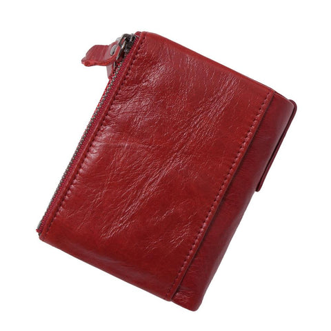 2017 Hot! New Vintage Small Women Wallets Female Genuine Leather Womens Wallet Zipper Design With
