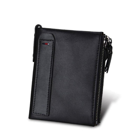 2017 Ho Selling !Genuine Crazy Horse Cowhide Leather Men Walle Shor Coin Purse Vintage Brand High Quality Design Wallet