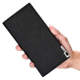 2017 NEW Business Men's Wallets Solid PU Leather Long Walle Portable Cash Purses Casual Standard Wallets Male Clutch Bag