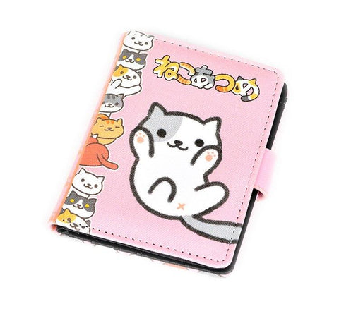 2017 New Arrival Sumikkogurashi/Neko Atsume Women Kawaii Cartoon Shor Walle Pu Leather Anime Purse Lady ID Card Holder Clutch