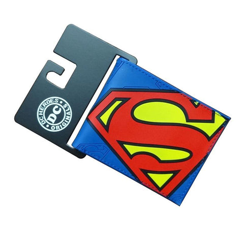 2017 New Arrival Superman Wallets Anime DC Comics Avengers Super Hero Purse Card Holder Bags Gif Men PVC Shor Walle carteira