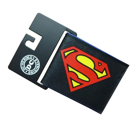 2017 New Arrival Superman Wallets Anime DC Comics Avengers Super Hero Purse Card Holder Bags Gif Men PVC Shor Walle carteira