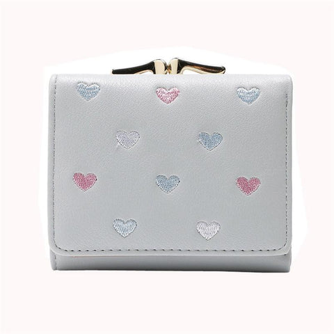 2017 New Brand Women Cute Wallets Large Capacity Cute Card Hold Short Purses Female High Quality Purse Women's bags A8