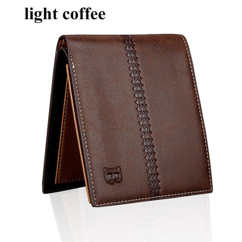 2017 New Stylish Men's Genuine Cow Leather Walle Fashion Pockets Card Clutch Credi Card Purse High Capacity Walltes Men WB115