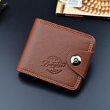 2017 Promotion Sale Solid Men Pu Leather Wallets Purse Shor Male Walle Standard Holders Money Bag Quality Guarantee Carteira