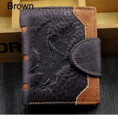 2017 Top Quality New Arrival Wolf&Eagle Totem Men Wallets Luxury Dollar Price Male Purse Coin Bag