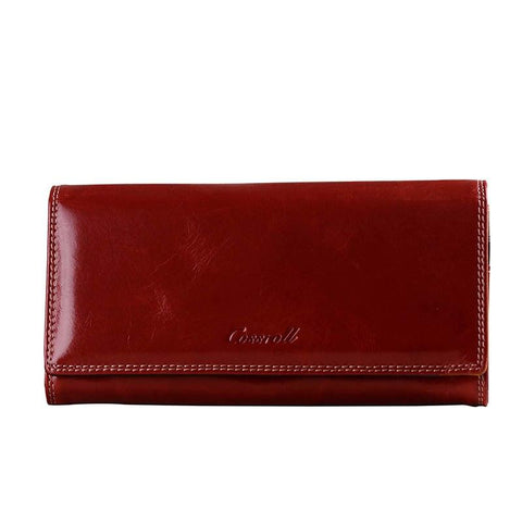 2017 Genuine Cowhide Leather Purse New Simple Female Long Famous Brand Wallets for Women