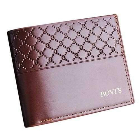 fashion Men Wallets Leather Card Cash Receipt