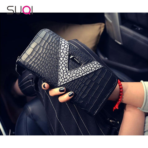 2018 Fashion Women Wallet Pu Leather New Leisure Best women&#39;s purse Phone Wallet Female Case