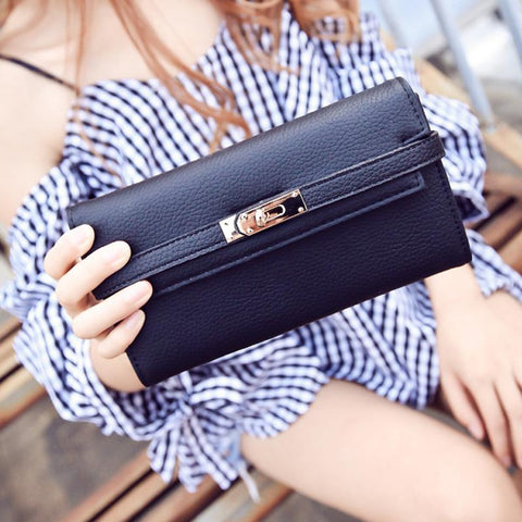 2018 Fashion leather wallet dollar price luxury purses women wallets designer high quality card