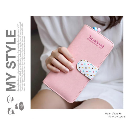 2018 Lovely Women Wallet Fashion Designer Women&#39;s Purse Best Phone Wallet Female Case Phone