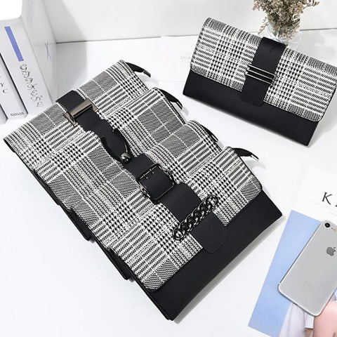 2018 New Fashion Women Wallet Lattice Long Wallet Female Best Phone Wallet Case Coin Pocket Pouch