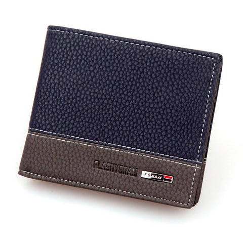 PU Leather Bifold Slim Wallet