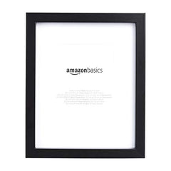 AmazonBasics 8" x 10" Photo Picture Frame with 5" x 7" Mat - Black, 2-Pack