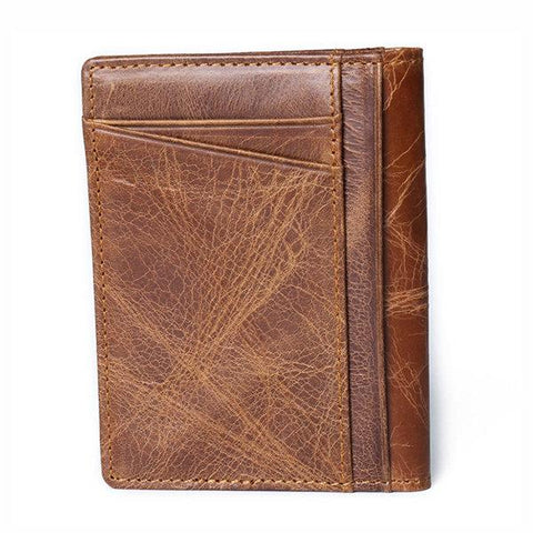 Genuine Leather Anti-Magnetic Anti-Theft Wallet