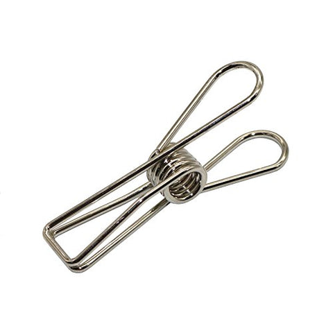 Metal Binder Clips Paper Clip 5512mm Paperclips Photo Bill Practical Clip Office Learning Silver