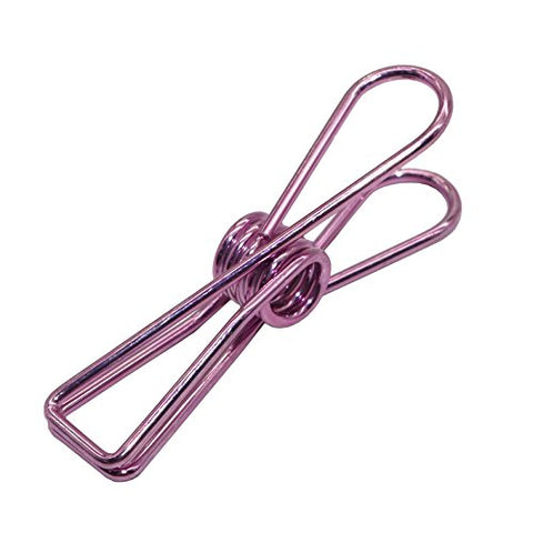 Metal Binder Clips Paper Clip 5512mm Paperclips Photo Bill Practical Clip Office Learning Purple